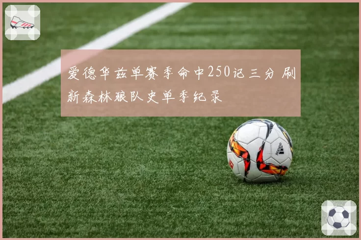 爱德华兹单赛季命中250记三分 刷新森林狼队史单季纪录